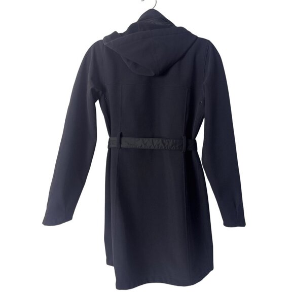 The North Face Womens Black Belted Hooded Softshell Coat S - Picture 3 of 9